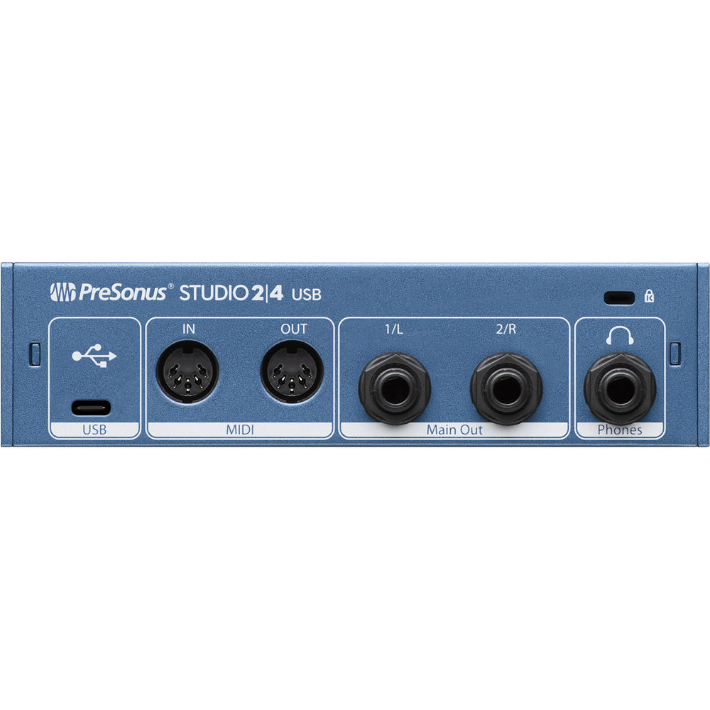 PreSonus Studio 24 USB Audio Interface with 20' XLR Cable & Pop Filter