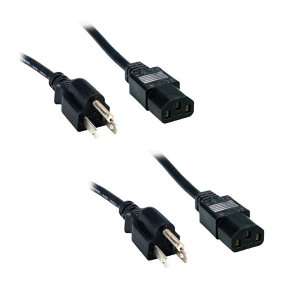 Comprehensive Standard PC Power Cord 3' (2pieces) eBay