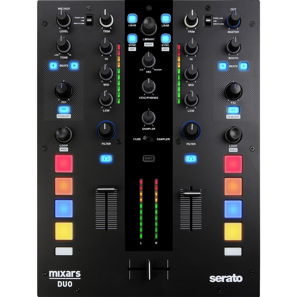 Mixars DUO MKII Professional 2Channel Battle Mixer for Serato DJ eBay