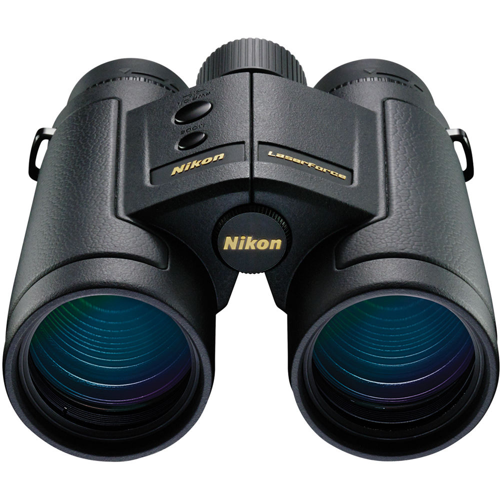 Nikon 10x42 LaserForce Rangefinder Binocular w/ Tether & Harness eBay