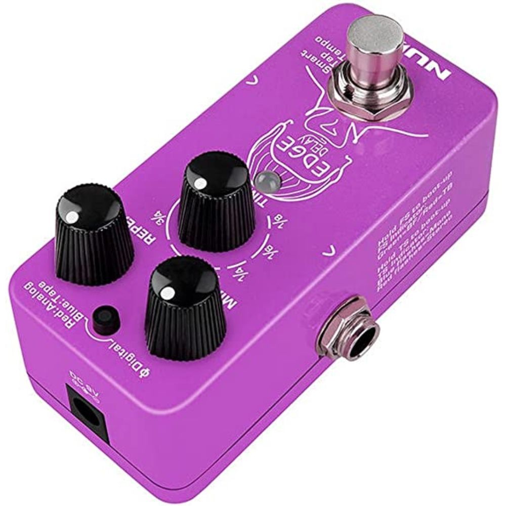 NUX Edge Delay Guitar Effects Pedal w/ Fende Picks and Audio