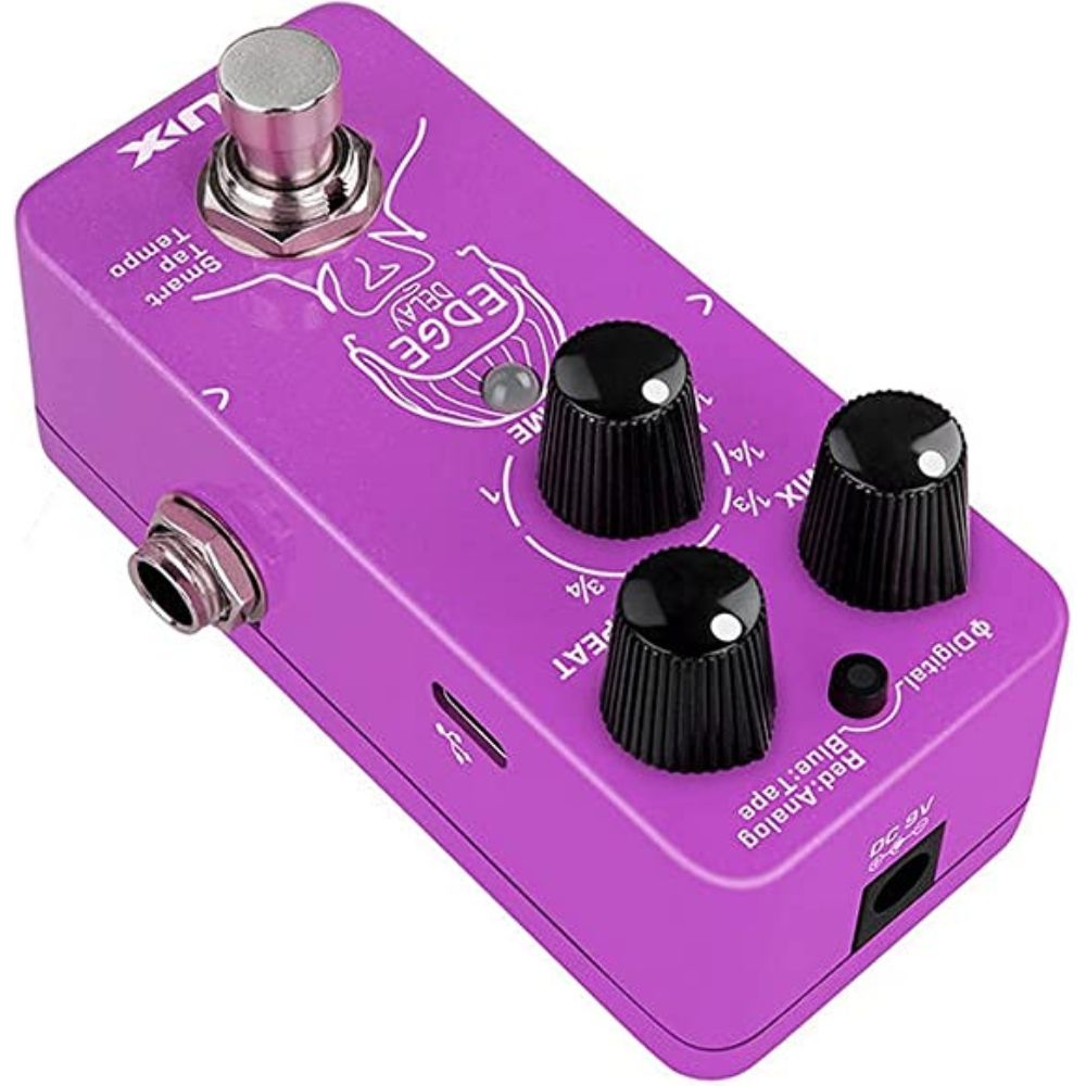 NUX Edge Delay Guitar Effects Pedal w/ Fende Picks and Audio
