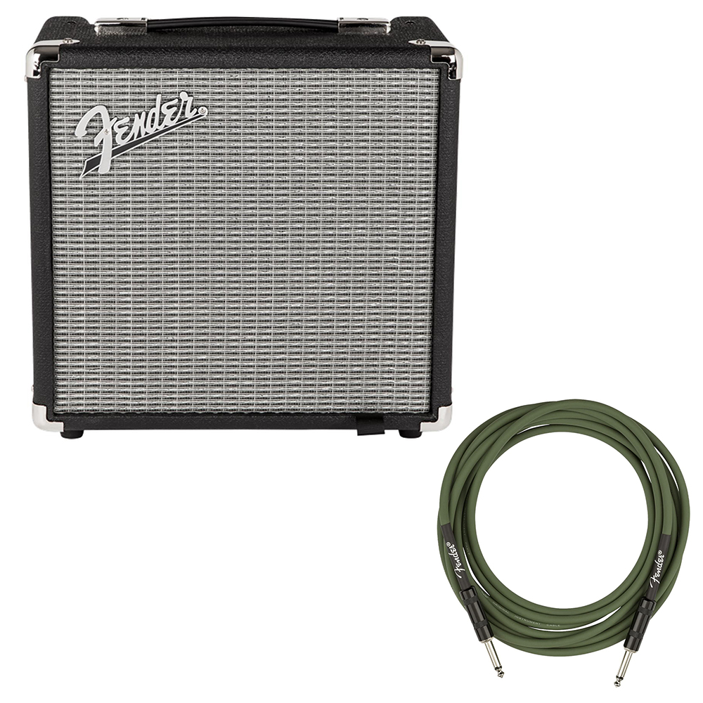 Fender Rumble 15 V3 Bass Amplifier with Instrument Cable | eBay
