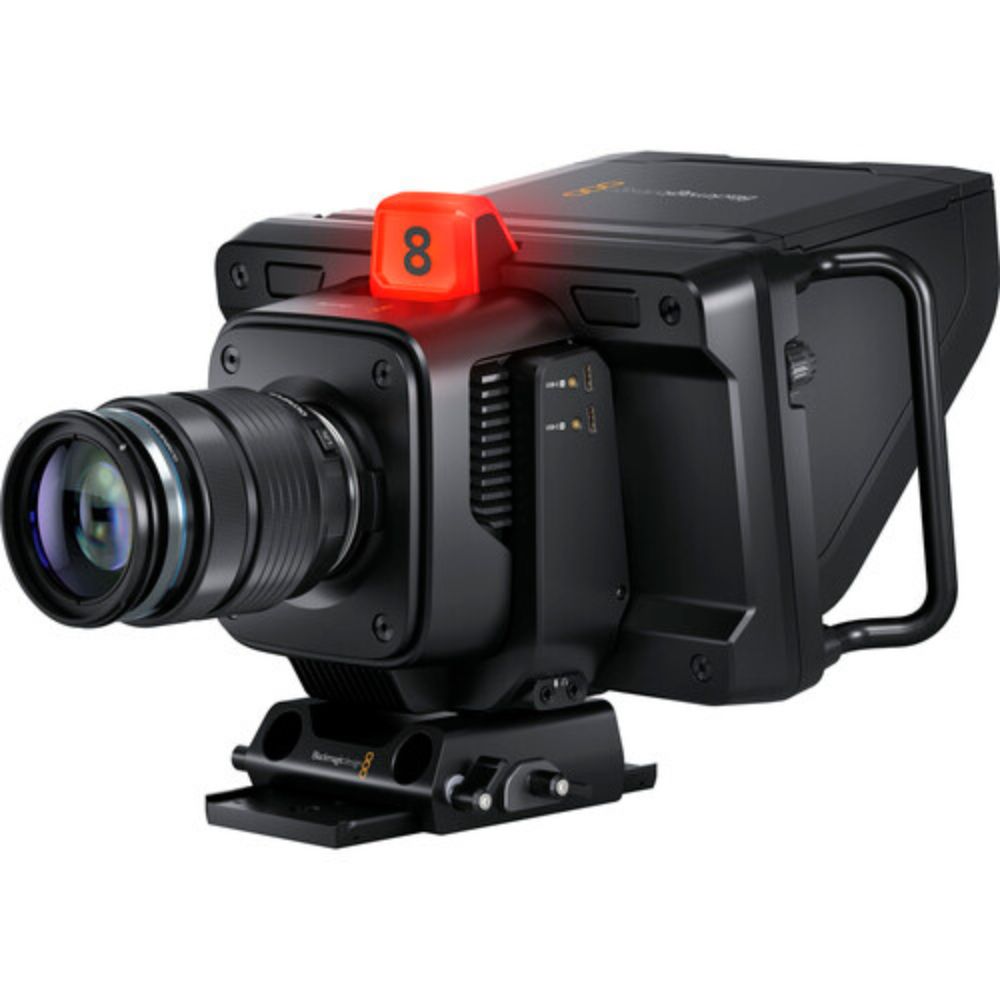 Blackmagic Studio Camera 4K Plus G2 w/ Studio Headphones, Cable