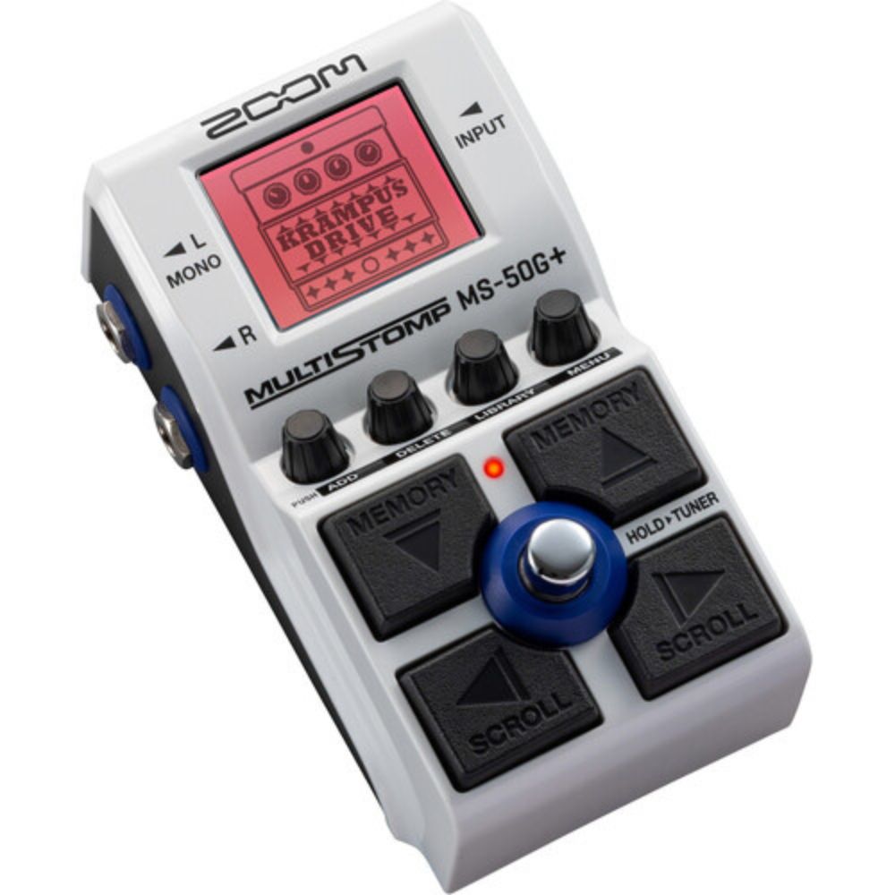 Zoom MS-50G+ MultiStomp Multi-FX Guitar Pedal w/ 12-Pack