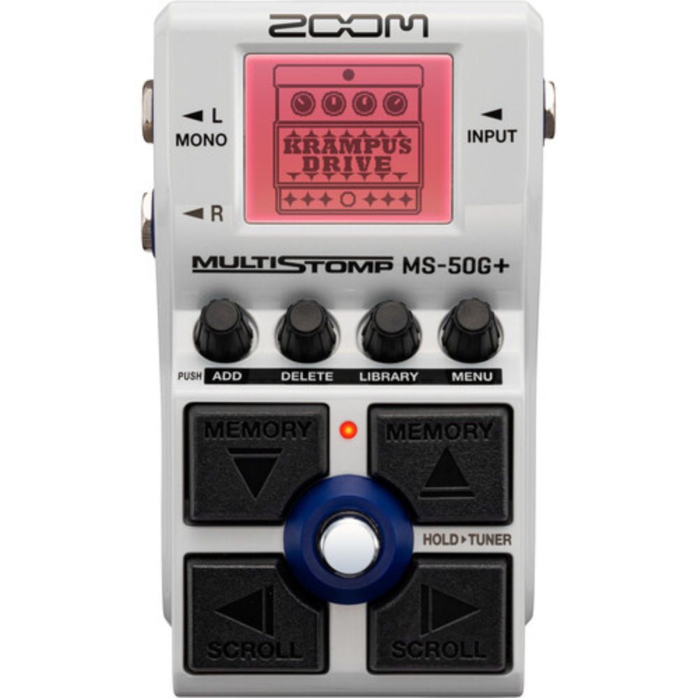 爆買い！ Zoom MS-50G+ MultiStomp Multi-FX Guitar Pedal w/ 12-Pack ギター