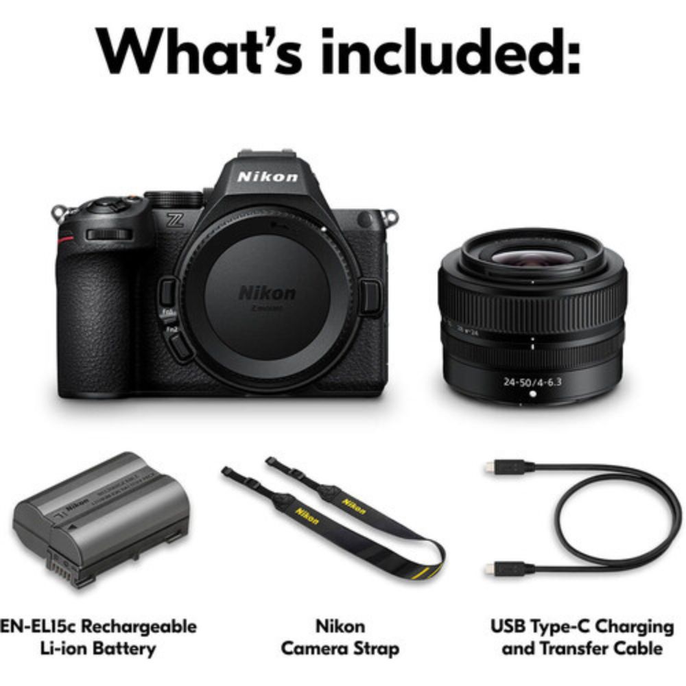 Nikon Z5 II Mirrorless Camera with 24-50mm f/4-6.3 Lens | eBay