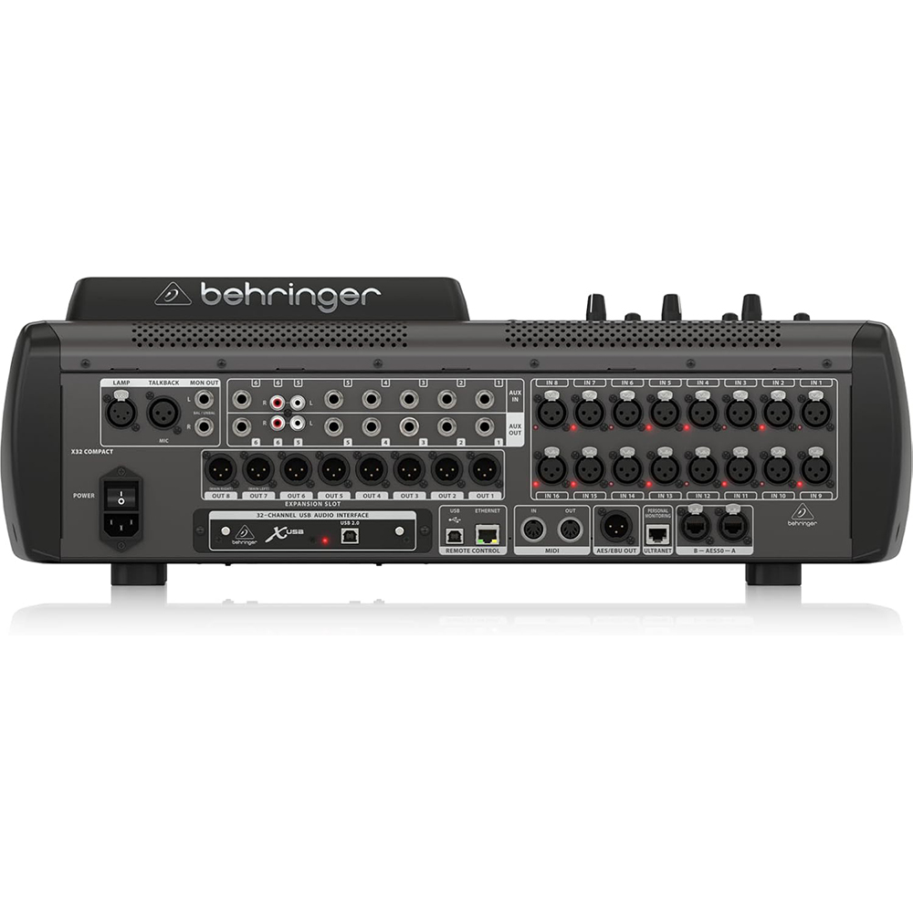 Behringer X32 COMPACT 16 x 8 Digital Mixing Console w/ S32 Digital
