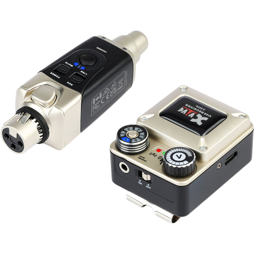 Xvive U45 5.8GHz Wireless In-Ear Monitor System Bundle with