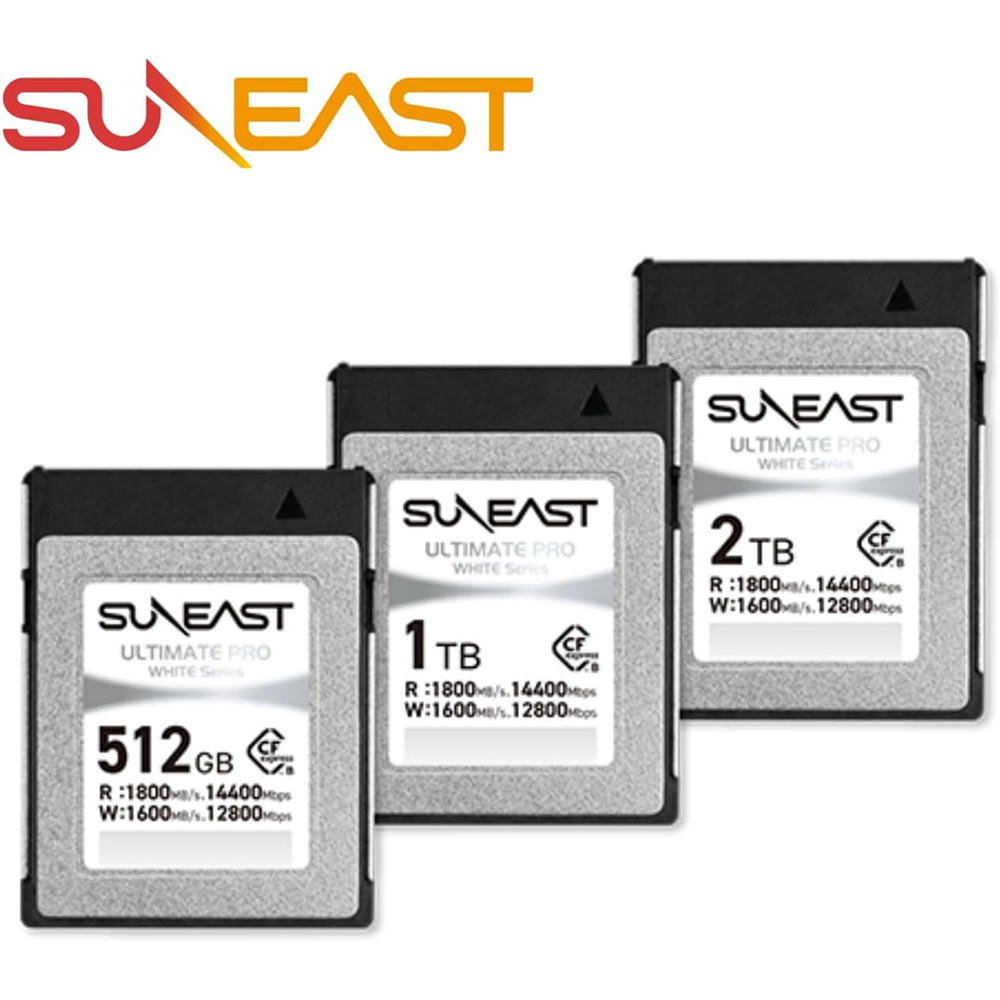SUNEAST 512GB Ultimate Pro CFexpress Type B Memory Card (White