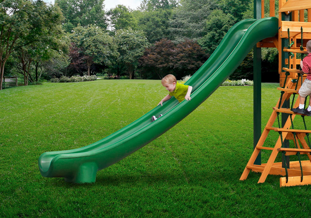 Swing Set Stuff 14 Super Slide Green Playset Playground Accessories